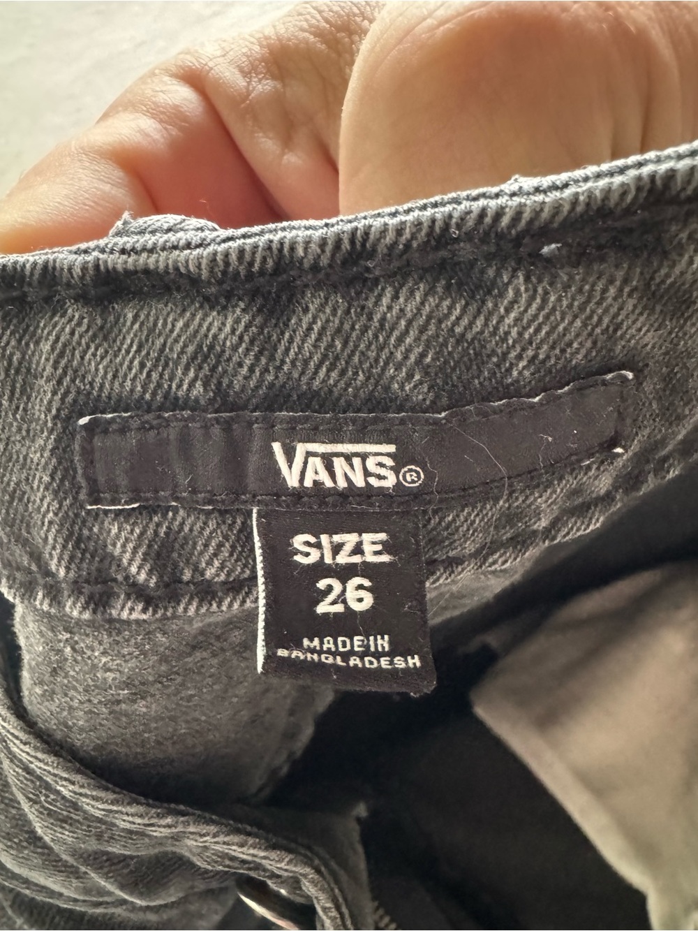Vans Black Baggy Denim Jeans - Picture 6 of 6
